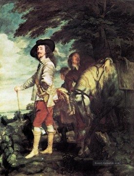 Porträt von Charles I Gdr0klassische Jagd Ölgemälde
